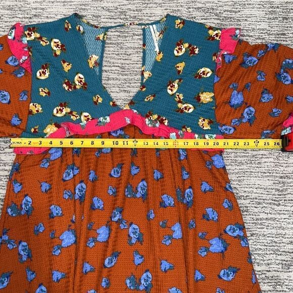 NWT Anthropologie Ruffled Sleep Mini Dress Medium - Picture 9 of 14